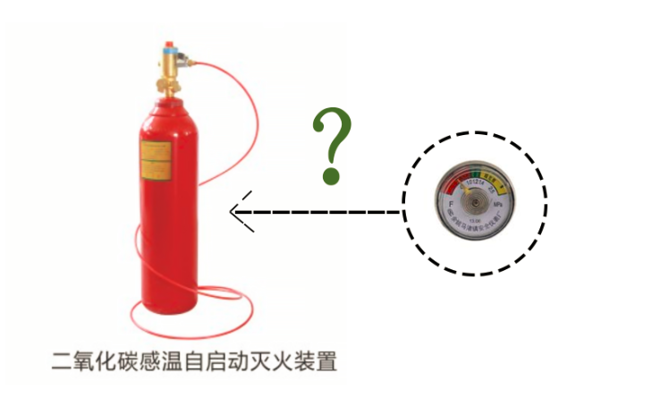 中陽消防探火管式二氧化碳感溫自啟動滅火裝置為什么沒有壓力表