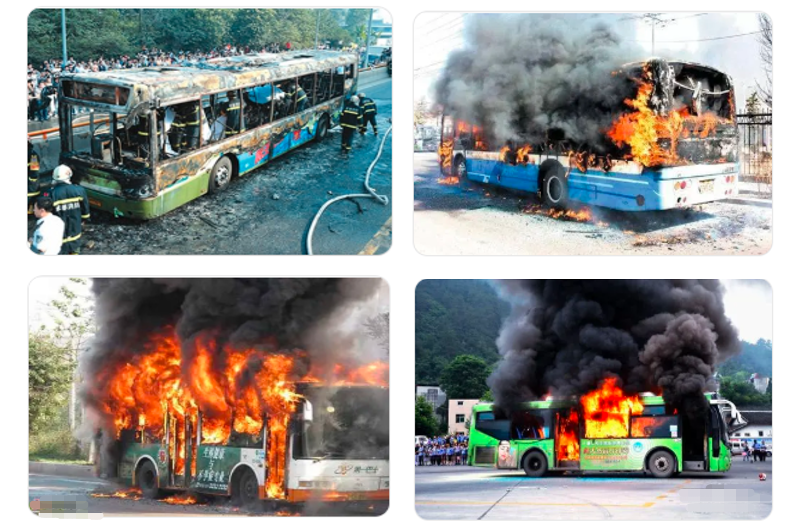 據(jù)有關(guān)部門不完全統(tǒng)計(jì)，我國每年機(jī)動車自燃現(xiàn)象可達(dá)近萬例，其中公共汽車自燃比例達(dá)60%以上。由于車輛起火后燃燒速度快，產(chǎn)生的煙霧煙氣毒性大，車內(nèi)人員因受傷而來不及轉(zhuǎn)移，極易導(dǎo)致更為嚴(yán)重的二次傷害，造成群死群傷事故。